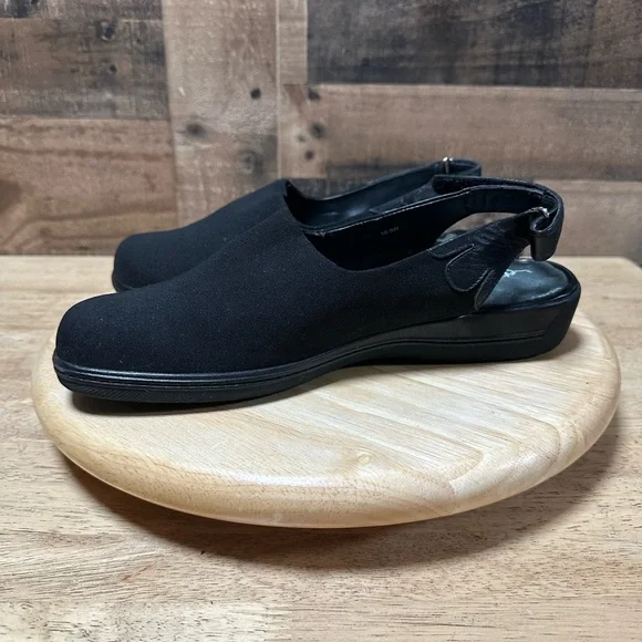 SoftWalk Black Slip-On Mules - Picture 6 of 9